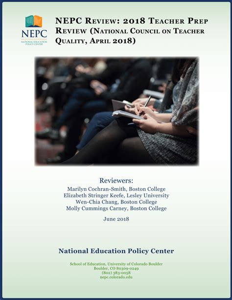 National Eduction Policy Center Review of the 2018